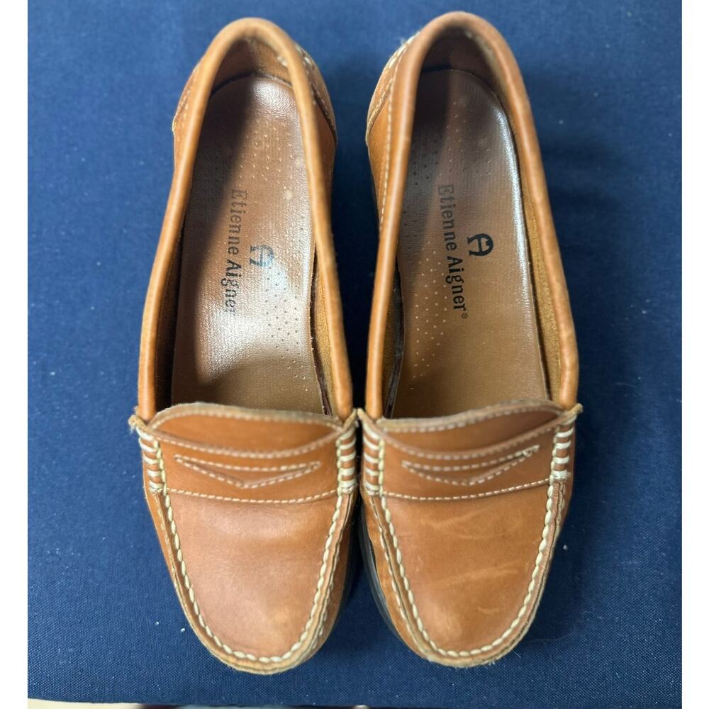 Etienne Aigner | Tribe Classic Leather Loafers | Women's Size 5